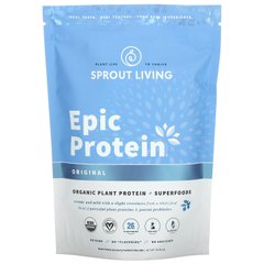 Рослинний протеїн, оригінальний, Sprout Living, 1 фунт (455 г)