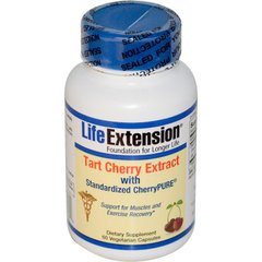 Экстракт дикой вишни (Tart Cherry), Life Extension, 60 капсул купить в Киеве и Украине