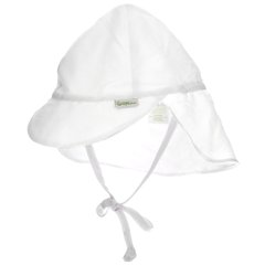 Шляпа для защиты от солнца, дети 0-6 месяцев, белая, Sun Protection Hat, 0-6 Months, White, Green Sprouts, 1 шт купить в Киеве и Украине
