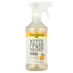 Средство для очистки, лимон, Meyer Lemon штer Cleaner, Fruit of the Earth, 473 мл купить в Киеве и Украине