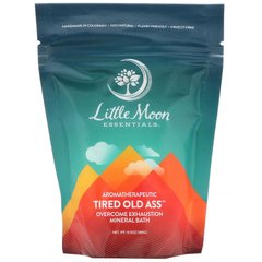 Мінеральна сіль для ванн, Tired Old Ass, Mineral Bath Salt, Little Moon Essentials, 383 г