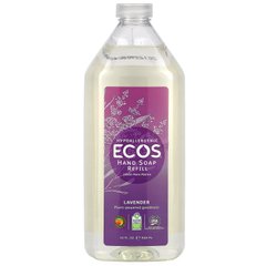 Earth Friendly Products, Ecos, наполнитель мыла для рук, лаванда, 32 жидких унции (946 мл) купить в Киеве и Украине