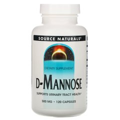 Д-Манноза Source Naturals (D-Mannose) 500 мг 120 капсул