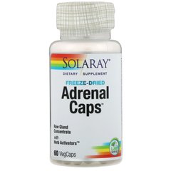 Здоровье надпочечников Solaray (Adrenal Caps) 60 капсул купить в Киеве и Украине