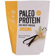 Paleo Protein, протеин яичного белка, ваниль, Julian Bakery, 2 фунта (907 г) купить в Киеве и Украине