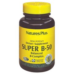 Супер В-Комплекс Natures Plus (Super В-50) 60 капсул