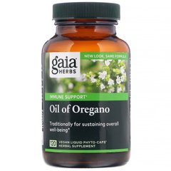 Масло орегано Gaia Herbs (Oil of Oregano) 230 мг 120 капсул купить в Киеве и Украине