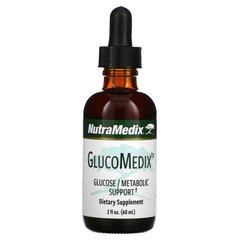 NutraMedix, GlucoMedix, підтримка глюкози/метаболізму, 2 унції (60 мл)