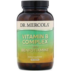 Вітаміни групи В з бенфотіаміна Dr. Mercola 180 капсул