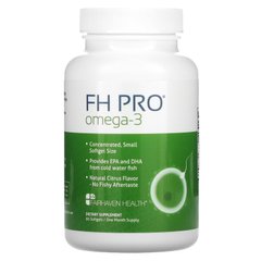 Fairhaven Health, FH Pro Omega-3, натуральні цитрусові, 90 м'яких таблеток