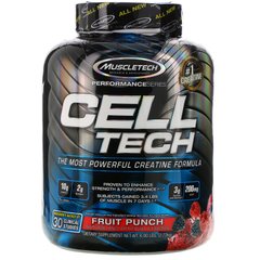 Креатинові формула Muscletech (Cell Tech The Most Powerful Creatine Formula) 2.72 кг зі смаком фруктового пуншу