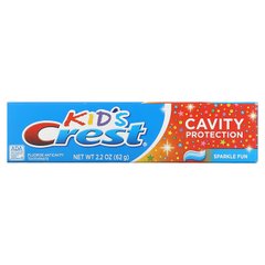 Детская зубная паста для защиты от кариеса с фтором Crest (Kids Cavity Protection Fluoride Anticavity Toothpaste Sparkle Fun) 62 г купить в Киеве и Украине