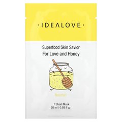 Маска для догляду за шкірою з медом Idealove (Superfood Skin Savior For Love and Honey) 1 шт 20 мл