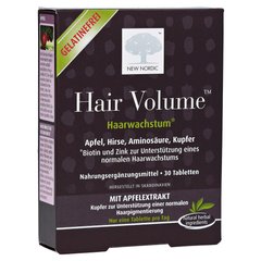 Вітаміни для волосся New Nordic US Inc (Hair Volume with Biopectin Apple Extract) 30 таблеток