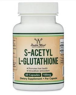 S-ацетил L-глутатион поддержка здоровой функции печени Double Wood (S-Acetyl L-Glutathione) 60 капс купить в Киеве и Украине