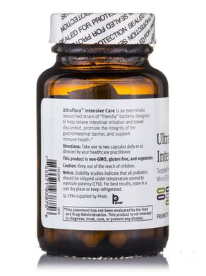 Вітаміни для травлення інтенсивна терапія Metagenics (UltraFlora Intensive Care) 60 капсул