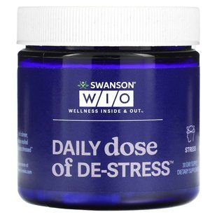 Капсули для зняття стресу Swanson WIO (Daily Stress Relief) 30 капсул
