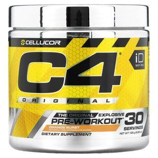 Pre-Workout Nutrition, C4 Original Explosive, Orange Blast, Cellucor, 6.88 ounces (195 g)