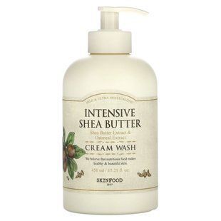 SKINFOOD, Intensive Shea Butter, Cream Wash, 15.21 fl oz (450 ml) купить в Киеве и Украине