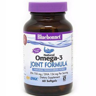 Омега-3 формула для суглобів, Bluebonnet Nutrition (Joint Formula) 60 желатинових капсул