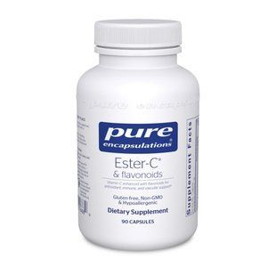 Эстер-C и флавоноиды Pure Encapsulations (Ester-C & Flavonoids) 90 капсул купить в Киеве и Украине