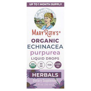 MaryRuth's, Organic Echinacea Purpurea Liquid Drops, Alcohol Free, 1 fl oz (30 ml) купить в Киеве и Украине