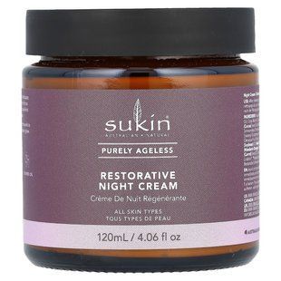 Sukin, Purely Ageless, восстанавливающий ночной крем, 4,06 жидких унций (120 мл) купить в Киеве и Украине