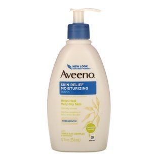Lotion with a gentle aroma, soothing oats and chamomile, Aveeno, 12 fluid ounces (354 ml)