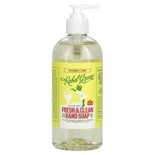 Rebel Green, Fresh & Clean Hand Soap, Peppermint & Lemon, 16.9 fl oz (500 ml) купить в Киеве и Украине