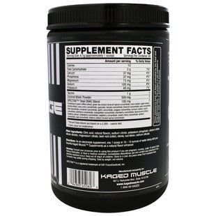 Hydrocharge, dietary supplement with electrolytes, fruit punch flavor, Kaged Muscle, 9.95 ounces (282 g)