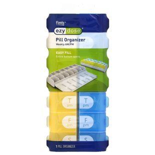 Ezy Dose, Органайзер для таблеток Weekly Easy Fill AM/PM, 1 шт