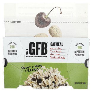 The GFB, Gluten Free Oatmeal, Fruit + Nut + Seeds, 2.1 oz (60 g) купить в Киеве и Украине
