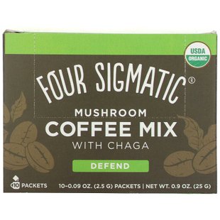 Кофе с грибом кордицепс Four Sigmatic (Coffee with Cordyceps) 10 пакетов по 2.5 г купить в Киеве и Украине