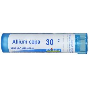 Лук репчатый 30C Boiron (Single Remedies Allium Cepa 30C) примерно 80 гранул купить в Киеве и Украине