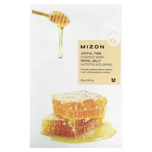 Mizon, Joyful Time Essence Beauty Mask, Royal Jelly, 1 Sheet, 0.81 oz (23 g) купить в Киеве и Украине
