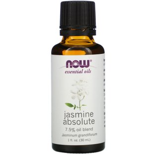 Эфирное масло жасмина Now Foods (Essential Oils Jasmine) 30 мл купить в Киеве и Украине