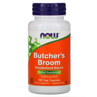 Иглица колючая Now Foods (Butcher's Broom) 100 капсул купить в Киеве и Украине