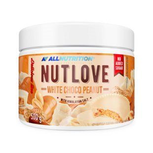 Крем для десертов со вкусом гималайской соли Allnutrition (Nutlove White Choco Peanut) 500 г купить в Киеве и Украине