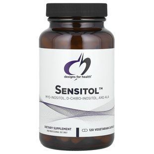 Инозитол для здорового уровня инсулина и гормонального баланса Designs for Health (Sensitol) 120 кап купить в Киеве и Украине