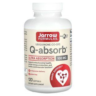 Coenzyme Q10 Jarrow Formulas (Q-absorb) 100 mg 120 capsules