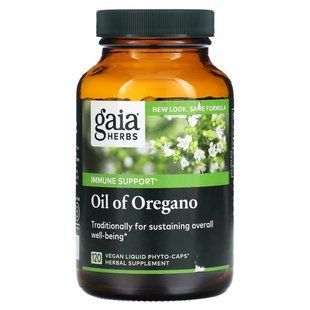 Масло орегано Gaia Herbs (Oil of Oregano) 230 мг 120 капсул купить в Киеве и Украине