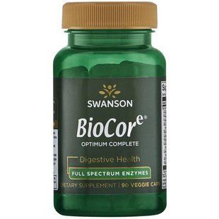 Глютен Энзимы, BioCore Optimum Complete Ultimate Full Spectrum Enzymes, Swanson, 90 капсул купить в Киеве и Украине