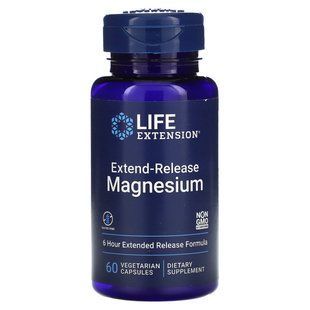 Магний пролонгированного дайствия Life Extension (Magnesium Extend-Release) 60 капсул купить в Киеве и Украине