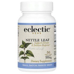 Eclectic Herb, Freeze Dried Nettle Leaf, 300 mg, 50 Veg Caps купить в Киеве и Украине