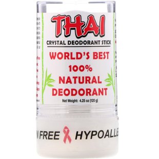 Шариковый дезодорант Тайский Кристалл, Thai Deodorant Stone, 4.25 унций (120 г) купить в Киеве и Украине