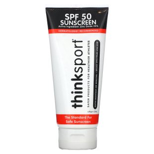 Thinksport, солнцезащитный крем, фактор защиты SPF50+, Think, 6 жидк. унц. (177 мл) купить в Киеве и Украине