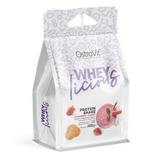 Протеїн WHEYlicious Protein Shake OstroVit 3 кг Полуничні вафлі купить в Киеве и Украине