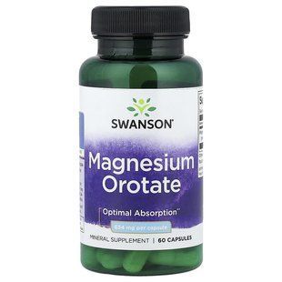 Magnesium Orotate, Swanson, 40 mg, 60 capsules