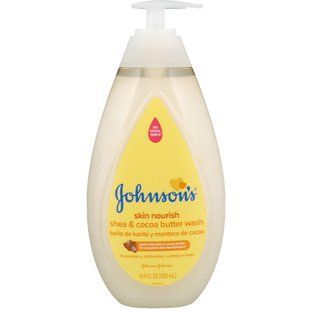Skin Nourish, Масло с маслом ши и какао, Johnson's, 16,9 жидкой унции (500 мл) купить в Киеве и Украине