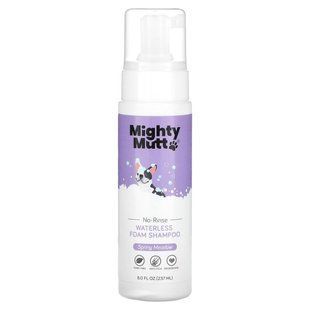 Mighty Mutt, Waterless Foam Shampoo, For Dogs, Spring Meadow, 8 fl oz (237 ml) купить в Киеве и Украине